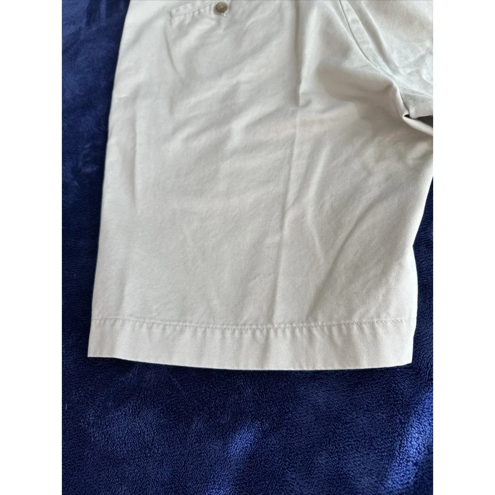 Mens Cutter & Buck Flat Front‎ Khaki Shorts Size 34 Inseam 9